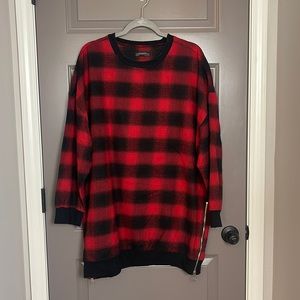 Zara Buffalo plaid tunic